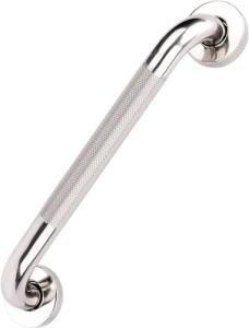 supregear Bathroom Grab Bar Rail, 304 Stainless Steel Non-Slip Bathroom Handle, Safety Handle, Indoor/Outdoor Auxiliary Handle for Kitchen Bedroom Bathtub, Shower and Steps, 10 inch