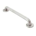 Moen R8716P Bathroom Safety 16-Inch Textured Grip Stainless Steel Bathroom Grab Bar, Peened