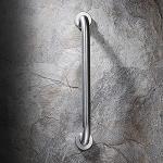 Stainless Steel Bathroom Safety Shower Grab Bar, Anti Slip Bathtubs Grab Bars,Toilet Assist Saft Handle Handrail ADA Compliant 500lbs for Handicap Elderly Senior (Brushed, 12 Inches)