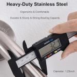 IJDD 12 Inch Shower Grab Bar, Anti Slip Grab Bar for Bathtubs Showers Toilet, Safety Stainless Steel Shower Handles Hand Rail for Senior, Elderly, Handicap, Pregnant, Children