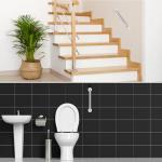 supregear Bathroom Grab Bar Rail, 304 Stainless Steel Non-Slip Bathroom Handle, Safety Handle, Indoor/Outdoor Auxiliary Handle for Kitchen Bedroom Bathtub, Shower and Steps, 10 inch