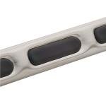 Moen Home Care Bathroom Safety 16 Inch Designer Stainless Steel Handicap Grab Bar for Bathtub and Shower, Elderly Assistance Product with Comfort Grip, Brushed Nickel, R8716D1GBN