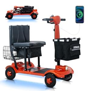 Lightweight Folding Mobility Scooter for Seniors 35 Miles