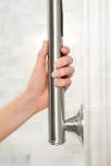 Moen LR8724D1GBN Bathroom Safety 24-Inch Designer Bathroom Grab Bar with Curled Grip, Brushed Nickel