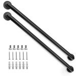 2 Pack 32 Inch Grab Bars for Bathtubs and Showers, Handicap Bathroom Safety Grab Bars for Elderly, 1.25" Diameter Stainless Steel Non Slip Shower Handle, Heavy Duty Auxiliary Support Bar