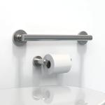 AquaChase ADA Compliant Grab Bar, 500lbs Weight Support for Bath Safety (12 inch, Brushed Nickel)