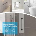 2 Pack 32 Inch Grab Bars for Bathtubs and Showers, Handicap Bathroom Safety Grab Bars for Elderly, 1.25" Diameter Stainless Steel Non Slip Shower Handle, Heavy Duty Auxiliary Support Bar