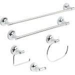Franklin Brass Voisin (1-Pack) 18' ADA Grab Bar Bathtub Handle Safety Grip in Bright Stainless Steel 1-1/4' diameter Wall Mount Shower Handicap VOI5918-BS