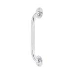 Medline Knurled Chrome 12” Grab Bar for Shower & Bathtub, Independence & Ease of Movement — for Elderly, Handicapped or Seniors, 300 lb. Capacity, 1 Bar