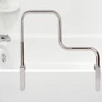 DMI Chrome Plated Grab Bars For Bathtubs And Showers For Seniors For Bathtubs And Showers, Adjustable Bathtub Rail Safety Grab Bars, Rust-resistant, 250 Lb Capacity, Textured Non-Slip Handle, 3.3-5.8"