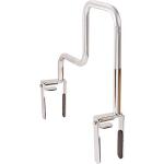 DMI Chrome Plated Grab Bars For Bathtubs And Showers For Seniors For Bathtubs And Showers, Adjustable Bathtub Rail Safety Grab Bars, Rust-resistant, 250 Lb Capacity, Textured Non-Slip Handle, 3.3-5.8"