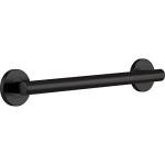 Delta Contemporary (1-Pack) 18' Shower Grab Bar ADA Compliant Matte Black 450 lb Capacity Bathroom Safety Handle for Shower, Bathtub | Wall Mounted Balance Assist, Handicap Grip 41818-BL