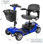 Electric 4-Wheel Mobility Scooter for Seniors