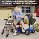Electric 4-Wheel Mobility Scooter for Seniors