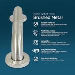 Highcraft Grab Bar for Bathtubs and Showers, Shower Grab Bars for Seniors and Elderly, Safety Bar for Bathroom 12" x 1.5" ADA Compliant Grab Bar, Heavy Duty Stainless Steel Shower Handle Wall Mount