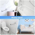 M METERXITY 24 Inch Anti Slip Grab Bars for Bathtubs and Showers, Stainless Steel Safety Shower Handle for Bathroom/Toilet/Seniors/Elderly Assist Bath Handle [Chrome]