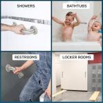 Highcraft Grab Bar for Bathtubs and Showers, Shower Grab Bars for Seniors and Elderly, Safety Bar for Bathroom 12" x 1.5" ADA Compliant Grab Bar, Heavy Duty Stainless Steel Shower Handle Wall Mount