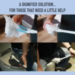 EASACE Toilet Wiping Aid, 18 Inch Extended Reach Comfort Tool, Self Assist Tissue Holder for Limited Mobility, Seniors