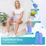 Toilet Aids Set for Wiping - Long Handle Butt Wiper for People Overweight, Elderly and Disabled, Bottom Buddy Wiping Aid for Bathroom ( 4PCS Personal Hygiene Kit )