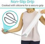 Vive Toilet Aids for Wiping Bottom - Tongs for Toileting, Wiper Reacher Tool, Self Wipe Assist - Handicap Accessories for Daily Living, Limited Mobility - Long Handle