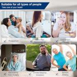 Foldable Toilet Aids Set for Wiping – 2PCS Personal Hygiene Kit with Collapsible Butt Wiper Tool & Dual-Nozzle Peri Bottle , Wiping Aid for Post-Surgery Recovery, Elderly and Travel Use (Blue, Ultra)