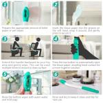 Butt Wiper Tool, 15.7" Comfort Wipe Toilet Aid for Wiping Bottom, Bottom Buddy Wiping Aid for Disabled, Elderly, Overweight, Pregnant People, Easy to Use Bottom Buddy Wiping Assist Tool