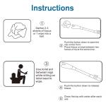 EASACE Upgrade Toilet Aid 17" Long Reach Comfort Wipe,Self Wipe Assist Tissue Holder Tool,Bathroom Aid for Limited Mobility,Seniors,Elderly.