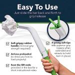 Toilet Aids for Wiping – 14.5” Wipe Assist for Toileting for All People with Range of Motion Limitations – Toilet Wiper Reacher Aid/Toilet Paper Extender for Holding Tissue & Personal Hygiene Products