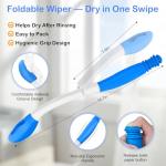 Portable Bidet Toilet Aids Wiper Tool Set for Travel | 350ML Bottle | 450mAh Battery | IPX7 Waterproof |Compact & High-Powered with 2 Pressure Modes for Wiping and Personal Hygiene (Blue, Ultra)