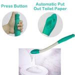 Toilet Aid Wiper Self Assist Bathroom Bottom Butt Wipe Helper Wand Long Reach Comfort Wipe Tool Paper Tissue for Pregnant After Surgery Seniors Arm Handicap Bariatric