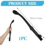 Toilet Aids for Wiping Premium Butt Wiper Tool for Women and Men with Long, Reach&Hygienic Release, Ideal Toilet Aids for Wiping in Bathroom, Elderly, Pregnant, Limited Mobility Users (Black)