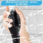 Toilet Aids for Wiping Premium Butt Wiper Tool for Women and Men with Long, Reach&Hygienic Release, Ideal Toilet Aids for Wiping in Bathroom, Elderly, Pregnant, Limited Mobility Users (Black)