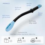 Bottom Buddy Wiping Aid – Upgraded Toilet Tissue Aids Wand for Wiping Bottom, 15.6" Long for Elderly, Overweight, Pregnant, and Limited Mobility, Blue