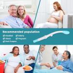 Portable Toilet Aids for Wiping - 15.7” Press to Fold Long Reach Comfort Bottom Buddy Wiping Aid - Travel Butt Wiper After Surgery for Disabled,Elderly,Pregnant