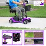 SUNDERWELL Electric Mobility Scooter for Seniors