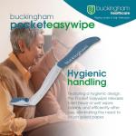 Buckingham Pocket Easywipe Bottom Wiper, Disability Aids for The Home, Toilet Aids for Wiping for Disabled and Elderly, Bottom Wipers for Disabled, Personal Hygiene Aid Foldable Travel Accessory