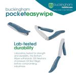 Buckingham Pocket Easywipe Bottom Wiper, Disability Aids for The Home, Toilet Aids for Wiping for Disabled and Elderly, Bottom Wipers for Disabled, Personal Hygiene Aid Foldable Travel Accessory