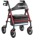 Soundfuse Adjustable Rollator Walker for Seniors