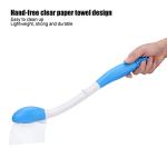 Toilet Aids for Wiping, Folding Toilet Aid Wiper Comfort Toilet Paper Tissue Grip Wipe Butt Wiper Self Assist Bathroom Aid with Storage Bag for Limited Mobility Elderly