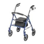 Drive Medical 4 Wheel Rollator Walker with Seat