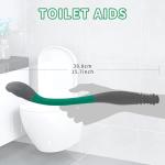 Butt Wiper Tool, 15.7" Long Reach Bottom Buddy Wiping Aid, Toilet Aid for Disabled, Overweight, Limited Mobility, and Those Recovering from Back Surgery, Enables Independence and Dignity.