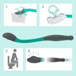 Butt Wiper Tool, 15.7" Long Reach Bottom Buddy Wiping Aid, Toilet Aid for Disabled, Overweight, Limited Mobility, and Those Recovering from Back Surgery, Enables Independence and Dignity.