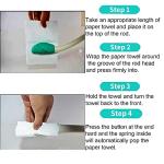 HENGXIA Wipe Assist, 15" Long Reach Comfort Wipe Holder, Ideal Self Wipe Assist Bottom Wiping Aid for Limited Mobilities, Extend Your Reach, Grips Toilet Paper or Pre-Moistened Wipes