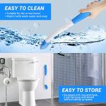 Jhua Foldable Butt Wiper Tool for Women Men Toilet Aids for Wiping 15.7" Long Comfort Bottom Buddy Wiping Aid, Self Wipe Assist Toilet Aids Wand for Disabled, Elderly, Overweight, Pregnant People