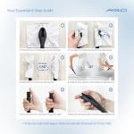 ANNND Bottom Buddy Wiping Aid – Upgraded Toilet Tissue Aids Wand for Wiping Bottom, 15.6" Long for Elderly, Overweight, Pregnant, and Limited Mobility, Black