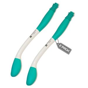 HOMEOR HOME Toilet Aids for Wiping, Long Reach Comfort Butt Wiper Tools, Toilet Wand for Disabled, Elderly, Back Surgery Recovery, Pregnant, Overweight (2 Pack)