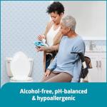 Medline ReadyFlush Flushable Wipes (60 Wipes per Tub), Scented, Biodegradable Flushable Incontinence Wet Wipes for Adults with Aloe, Hypoallergenic & pH-Balanced Personal Cleansing Cloths