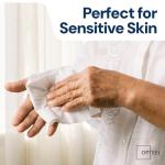 OPTEEL Adult Wipes For Elderly - 8"x13" Extra Large & Soft Wet Wipes for Adults Bathing - Incontinence Disposable Washcloths, Vitamin E & Aloe Infused for Men & Women 720ct (12 Packs of 60)