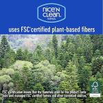 Nice 'N CLEAN Extra Large Flushable Wipes | 40% Larger Wipes | 6.8" x 7.5" Unscented XL Adult Wet Wipes | Septic and Sewer Safe | Fragrance Free, Hypoallergenic, Plant Based | 180 Butt Wipes