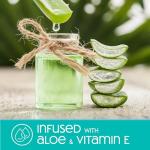 Nice 'N Clean Adult Flushable Wipes (8 x 42 Count) | Personal Cleansing Wipes Made from Plant-Based Fibers | Infused with Aloe & Vitamin E